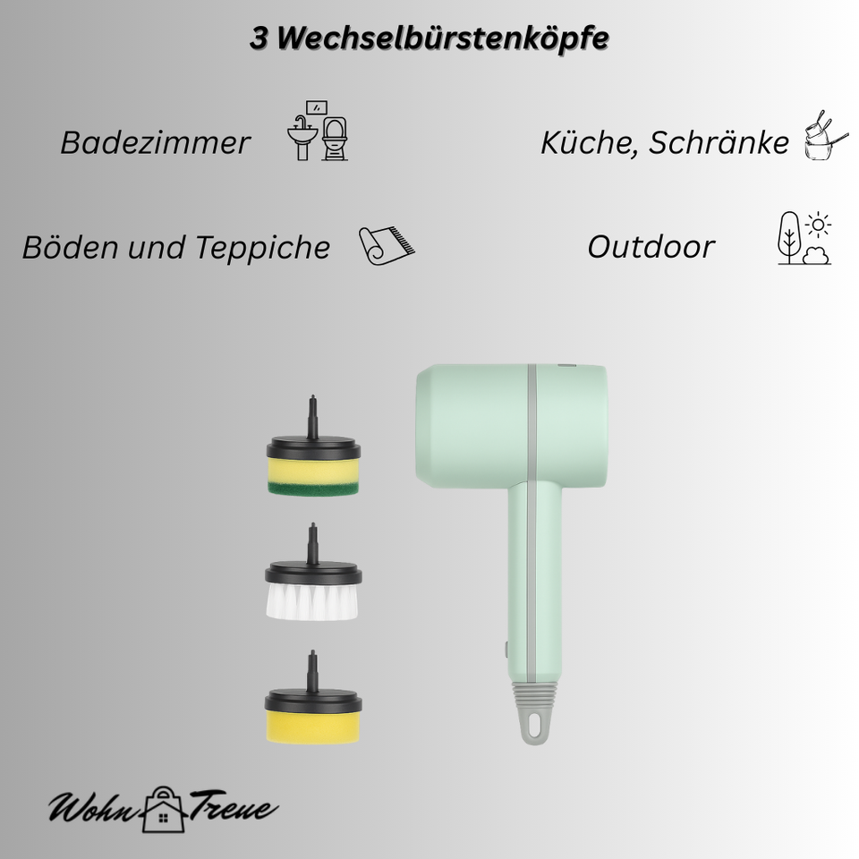 Profi SpinBrush – Wiederaufladbare elektrische Putzbürste für Bad & Küche