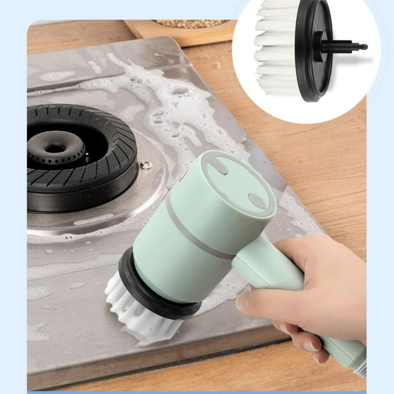 Profi SpinBrush – Wiederaufladbare elektrische Putzbürste für Bad & Küche